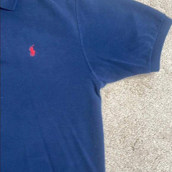 Polo Ralph Lauren Navy Blue Polo Shirt - Picture 5 of 5